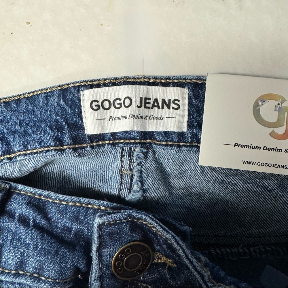 Flare Medium Wash Bootcut Low Rise Jeans Y2K Vintage 70s Indie Boho Size 25 - Picture 4 of 14